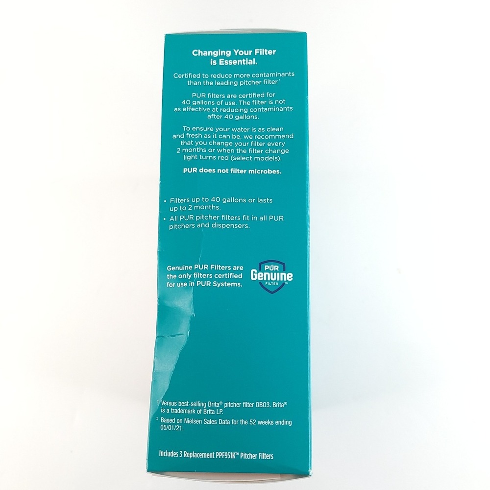 PUR Plus Water Filter Replacement for Pitchers & Dispensers 3 Count - Picture 4 of 7